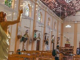 St. Sebastian’s Church in Negombo.CreditChamila Karunarathne/Associated Press